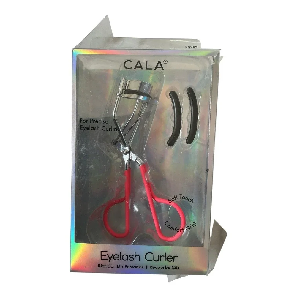 CALA - Eyelash‎ Curler (Comfort Grip) - w/ 2 Refill Pads